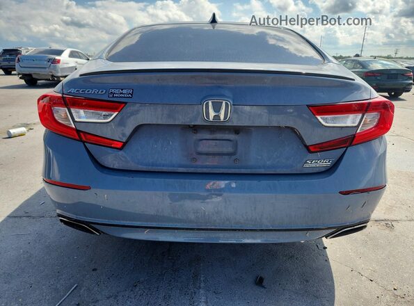 1HGCV1F40MA068055 2021 HONDA ACCORD Gray Widok z tyłu