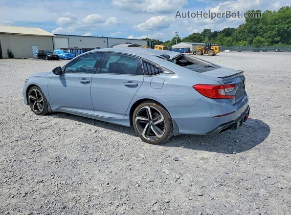 1HGCV1F40MA073658 2021 HONDA ACCORD Серый Задняя левая четверть