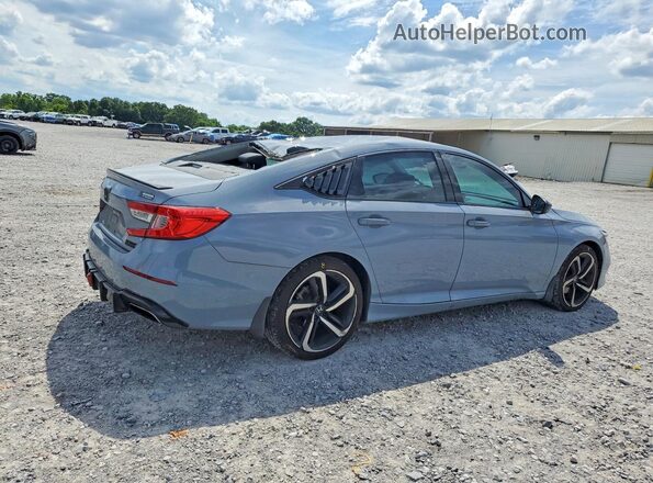 1HGCV1F40MA073658 2021 HONDA ACCORD Серый Задняя правая четверть