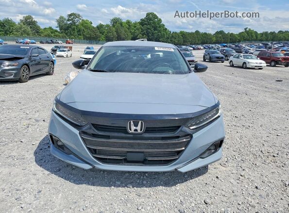 1HGCV1F40MA073658 2021 HONDA ACCORD Серый Вид спереди