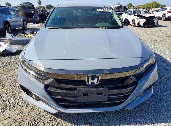 1HGCV1F40MA083235 2021 HONDA ACCORD Gray Front view