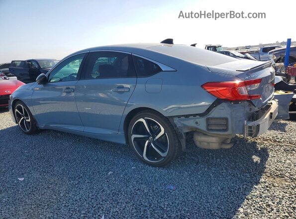 1HGCV1F40MA083235 2021 HONDA ACCORD Gray Rear left