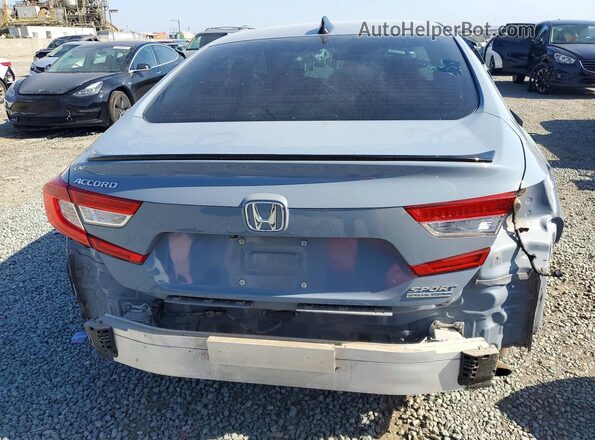 1HGCV1F40MA083235 2021 HONDA ACCORD Gray Rear view