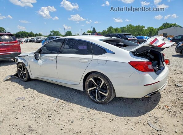 1HGCV1F40MA108425 2021 HONDA ACCORD White უკანა მარცხენა