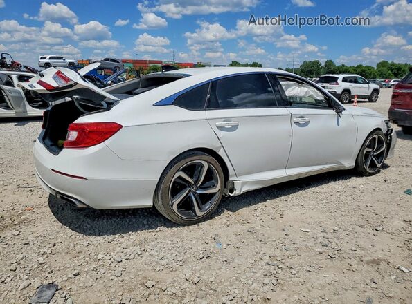 1HGCV1F40MA108425 2021 HONDA ACCORD White უკანა მარჯვენა
