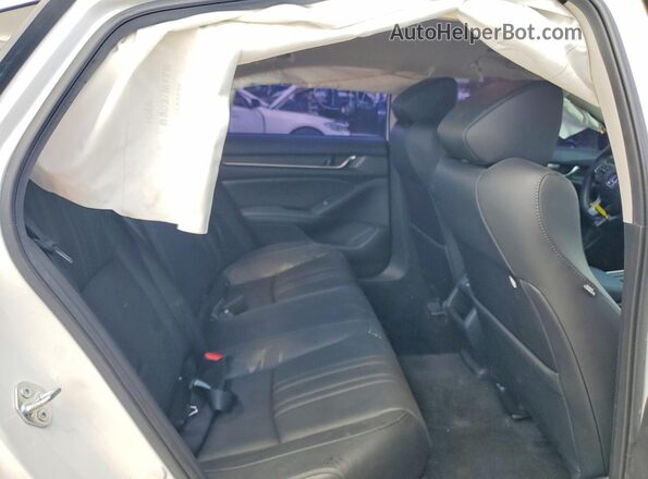 1HGCV1F40MA108425 2021 HONDA ACCORD White უკანა სავარძლების ხედი