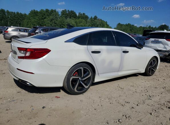 1HGCV1F40MA108490 2021 HONDA ACCORD White Հետևի աջ