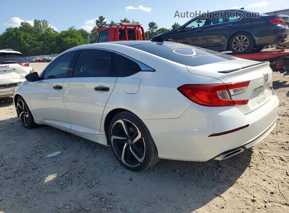 1HGCV1F40MA108490 2021 HONDA ACCORD White Հետևի ձախ