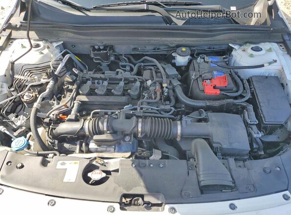 1HGCV1F40MA108490 2021 HONDA ACCORD White Սալոնի հետևի տեսք