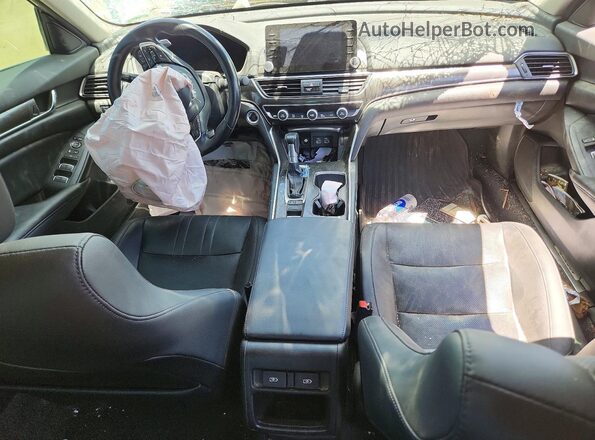1HGCV1F40NA045005 2022 HONDA ACCORD Blue Widok deski rozdzielczej