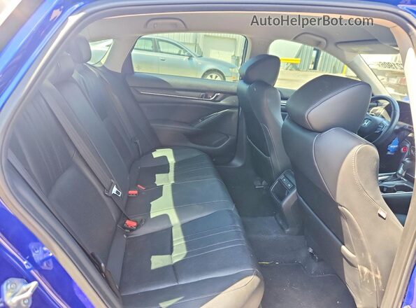 1HGCV1F40NA080157 2022 HONDA ACCORD Blue Rear seats view