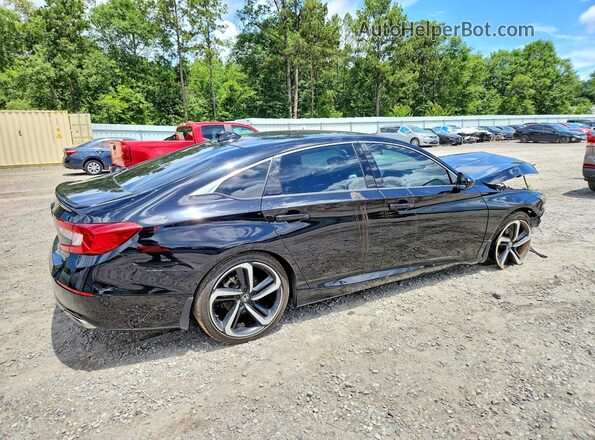 1HGCV1F40NA081583 2022 HONDA ACCORD Black Задня права чверть