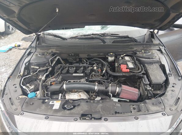 1HGCV1F41JA054032 2018 HONDA ACCORD Серый Вид сзади