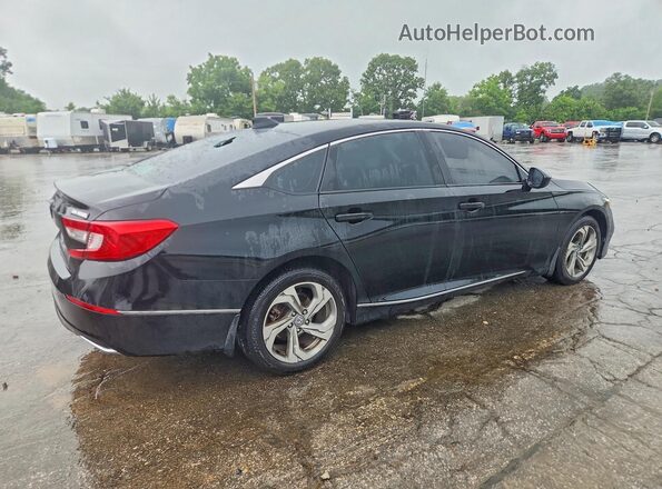 1HGCV1F41JA060607 2018 HONDA ACCORD Black Հետևի աջ