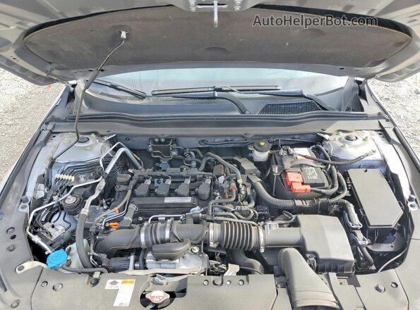 1HGCV1F41JA127965 2018 HONDA ACCORD Silver Սալոնի հետևի տեսք