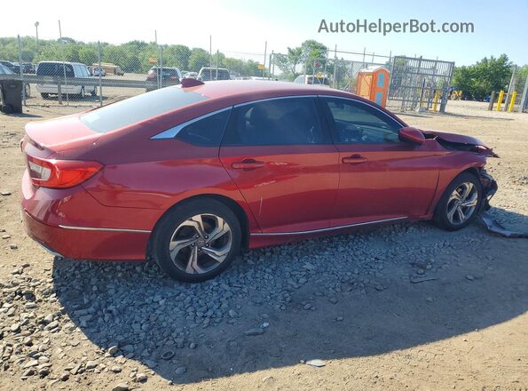 1HGCV1F41KA040231 2019 HONDA ACCORD Red Trasero derecho