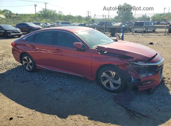 1HGCV1F41KA040231 2019 HONDA ACCORD Red Delantero derecho