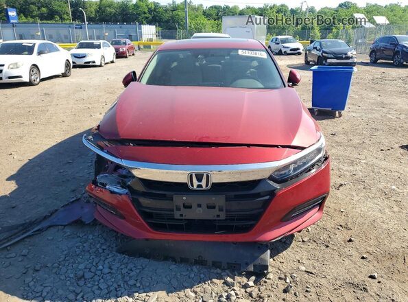 1HGCV1F41KA040231 2019 HONDA ACCORD Red Vista frontal