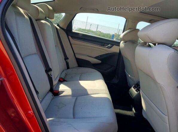 1HGCV1F41KA040231 2019 HONDA ACCORD Red Vista de los asientos traseros