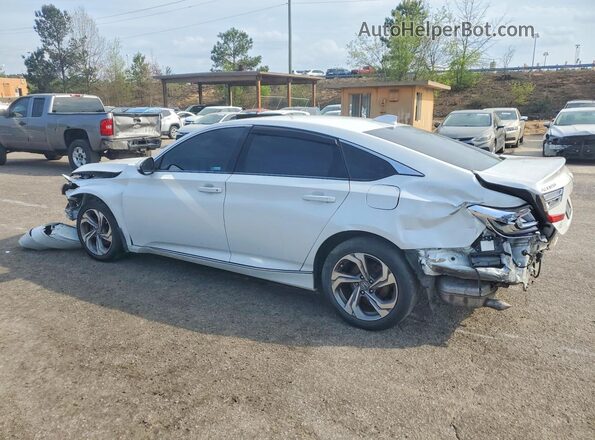 1HGCV1F41KA106406 2019 HONDA ACCORD White Trasero izquierdo