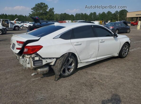 1HGCV1F41KA106406 2019 HONDA ACCORD White Trasero derecho
