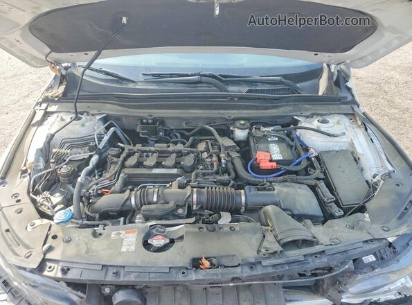 1HGCV1F41KA106406 2019 HONDA ACCORD White Vista interior trasera