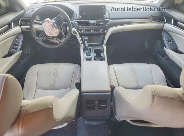 1HGCV1F41KA106406 2019 HONDA ACCORD White Vista del salpicadero