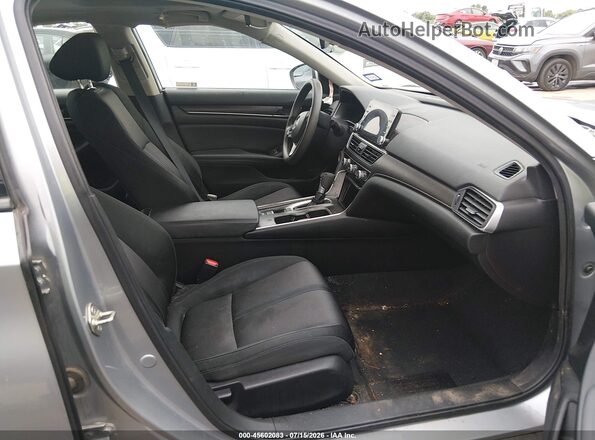 1HGCV1F41KA117874 2019 HONDA ACCORD Silver წინა სალონის ხედი