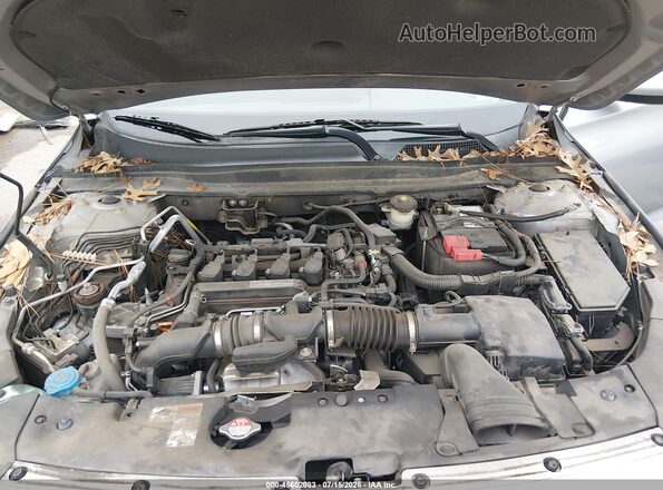 1HGCV1F41KA117874 2019 HONDA ACCORD Silver უკანა ხედი