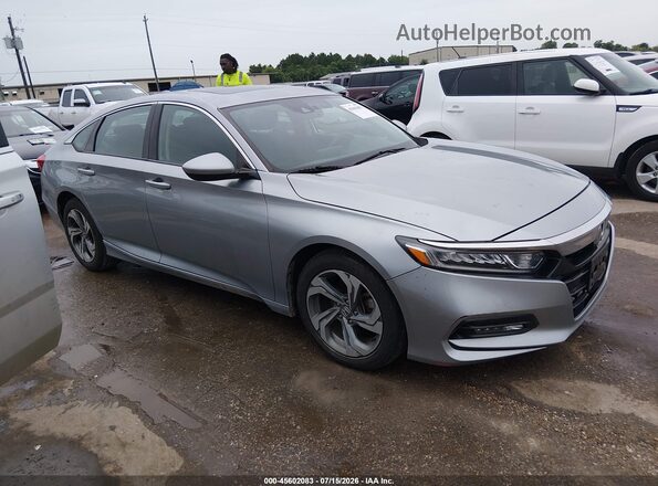 1HGCV1F41KA117874 2019 HONDA ACCORD Silver უკანა სალონის ხედი