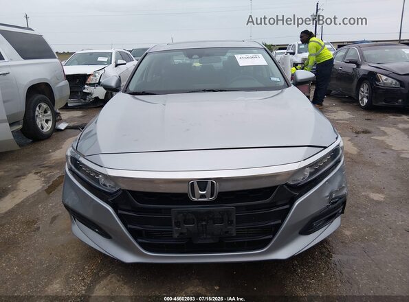 1HGCV1F41KA117874 2019 HONDA ACCORD Silver ხელსაწყოთა პანელის ხედი