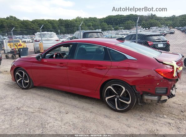 1HGCV1F41MA061163 2021 HONDA ACCORD Red Widok wnętrza 360 stopni