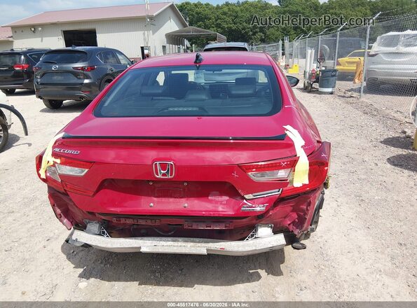 1HGCV1F41MA061163 2021 HONDA ACCORD Red 