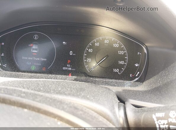 1HGCV1F41MA061163 2021 HONDA ACCORD Red Widok tylnych siedzeń
