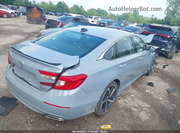 1HGCV1F41NA043683 2022 HONDA ACCORD Gray Задня права чверть