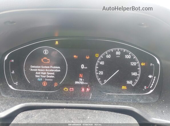 1HGCV1F41NA043683 2022 HONDA ACCORD Gray Вид задніх сидінь