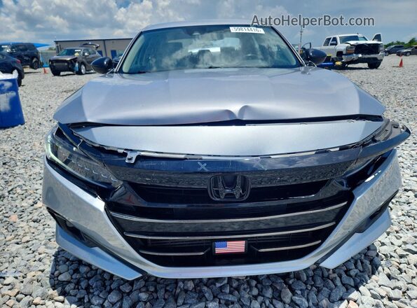 1HGCV1F41NA056157 2022 HONDA ACCORD Silver Widok z przodu