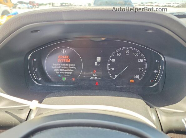 1HGCV1F41NA056157 2022 HONDA ACCORD Silver Widok zestawu wskaźników