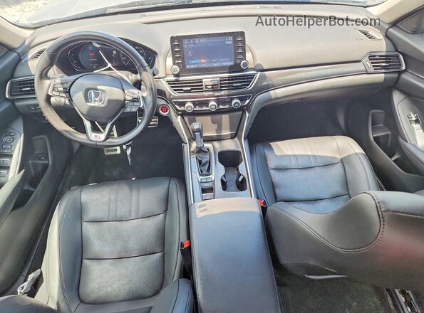 1HGCV1F41NA056157 2022 HONDA ACCORD Silver Widok deski rozdzielczej
