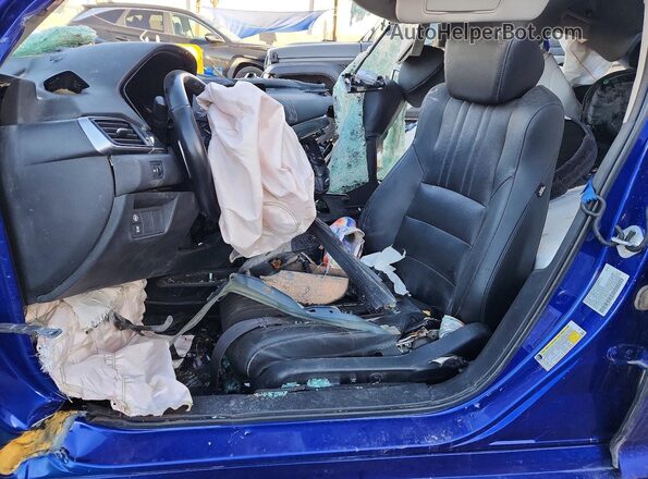 1HGCV1F41NA074819 2022 HONDA ACCORD Blue Вид салону спереду