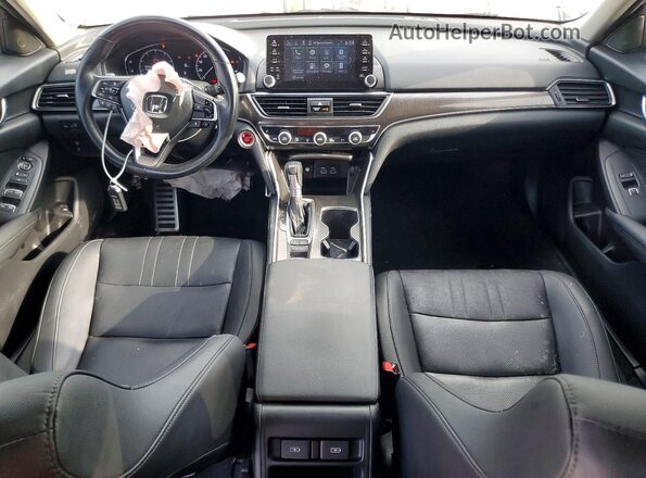 1HGCV1F41NA108774 2022 HONDA ACCORD Gray Вид панелі приладів