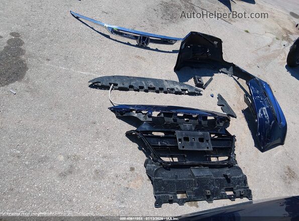 1HGCV1F42JA147593 2018 HONDA ACCORD Blue Vista del cuadro de instrumentos