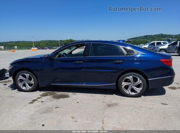 1HGCV1F42JA147593 2018 HONDA ACCORD Blue 
