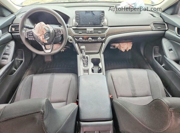 1HGCV1F42JA171344 2018 HONDA ACCORD Silver Dashboard view