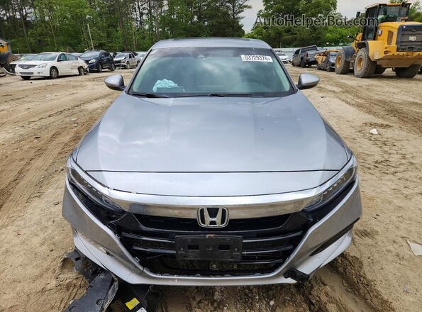 1HGCV1F42JA171344 2018 HONDA ACCORD Silver Front view