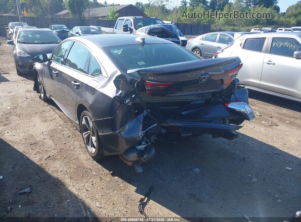 1HGCV1F42KA060360 2019 HONDA ACCORD Gray Задня ліва чверть
