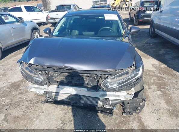 1HGCV1F42KA060360 2019 HONDA ACCORD Gray Вид щитка приладів