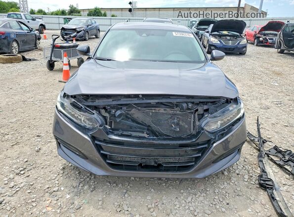 1HGCV1F42KA115390 2019 HONDA ACCORD Charcoal Vista frontal