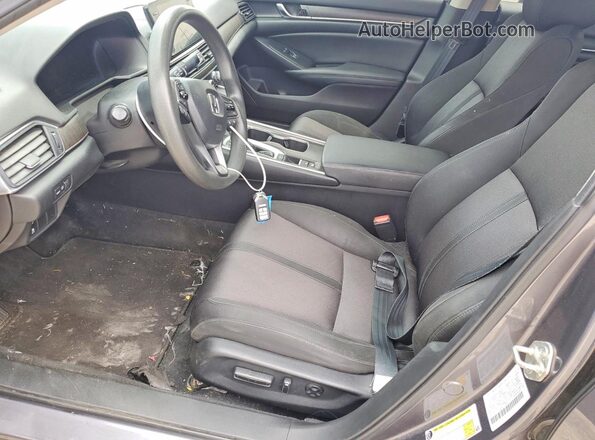 1HGCV1F42KA115390 2019 HONDA ACCORD Charcoal Vista interior delantera