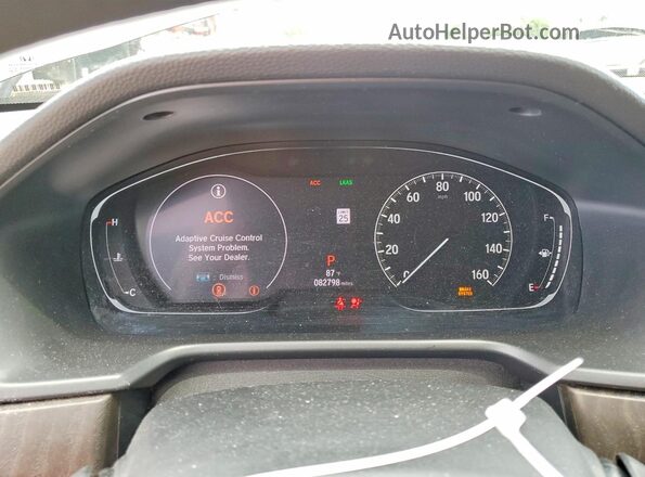 1HGCV1F42KA115390 2019 HONDA ACCORD Charcoal Vista del cuadro de instrumentos